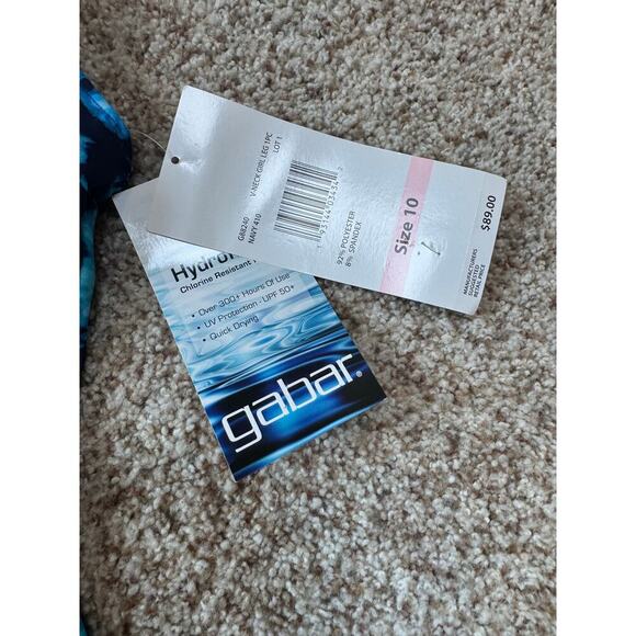 NWT, GABAR/Miraclesuit women's size 10; V Neck; supportive, modest - Picture 4 of 13